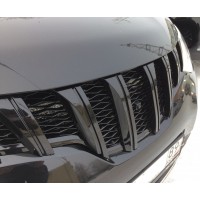 Черный глянец решетка радиатора Nissan X-Trail T32 2014-18 тюнинговая