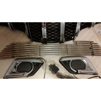 Хром накладка на бампер Nissan X-Trail T32 (2014-18) тюнинговые